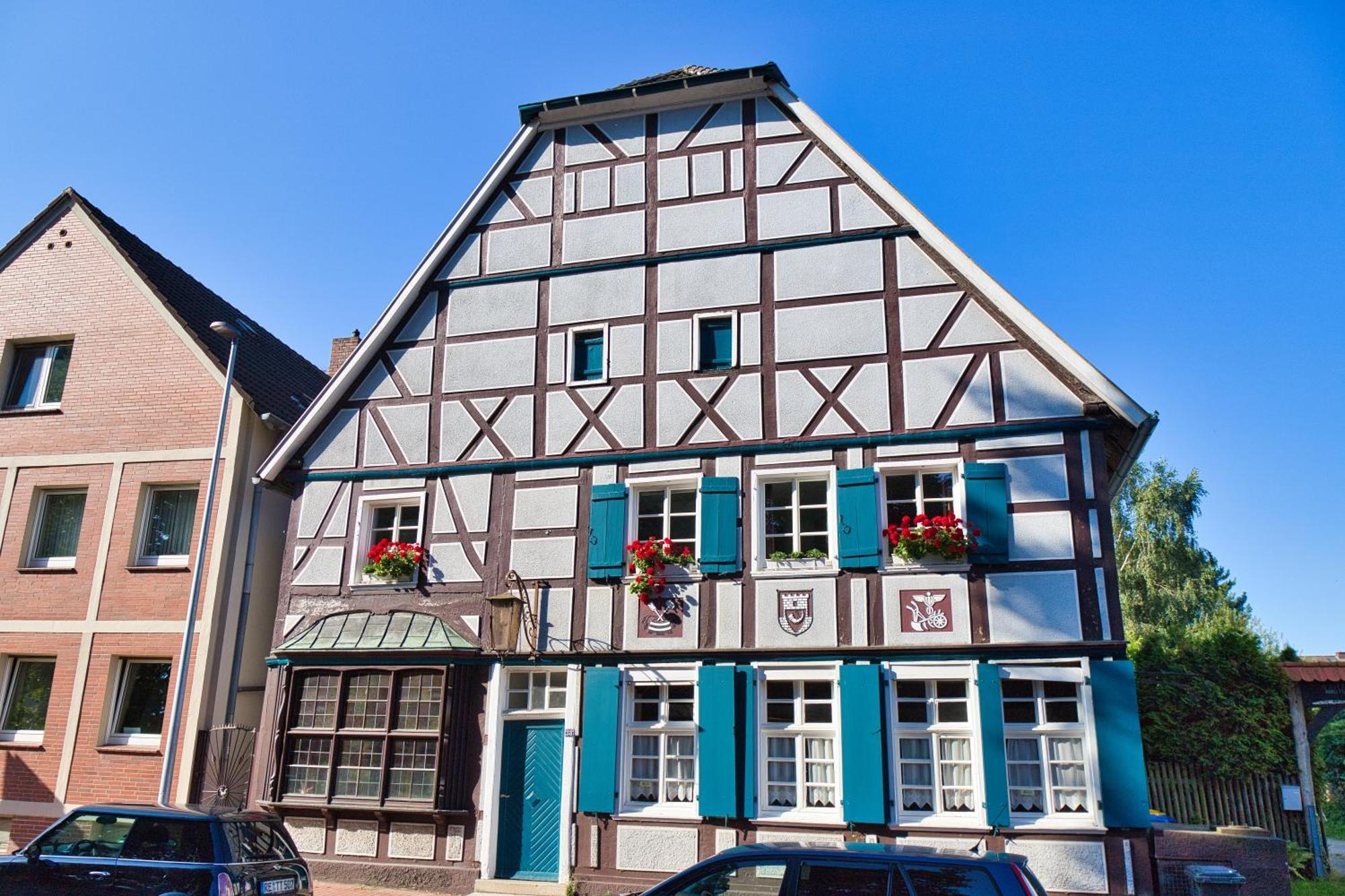 Gasthaus Benke, Fachwerkhaus In Westfalen Datteln Exterior photo